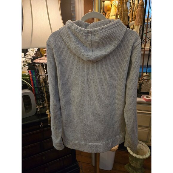 WT # 1032 women's Large trademark brooklyn polyester gray hoodie - Picture 4 of 4